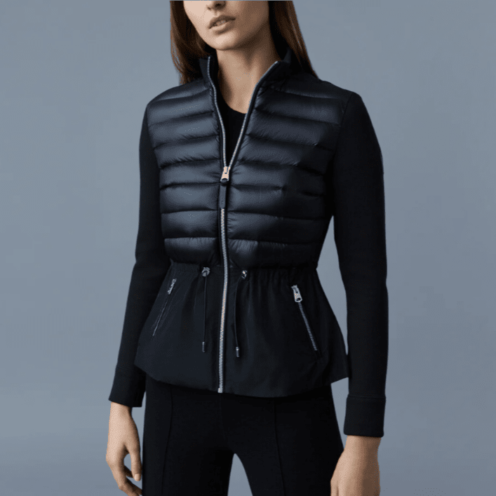 Mackage 'Joyce' Hybrid Peplum Jacket - Women's XS