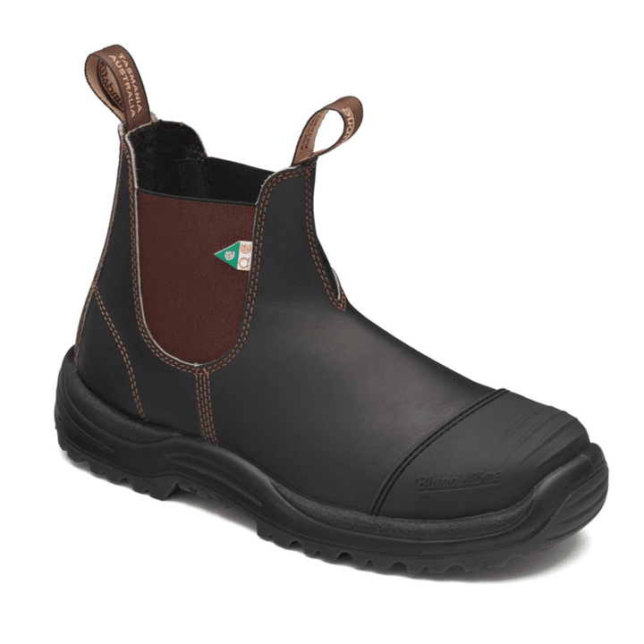 Blundstone 167 - Men's Work & Safety Boot Rubber Toe Cap Stout Brown