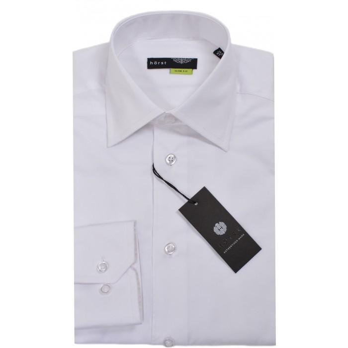 HORST | White Slim Fit Dress Shirt
