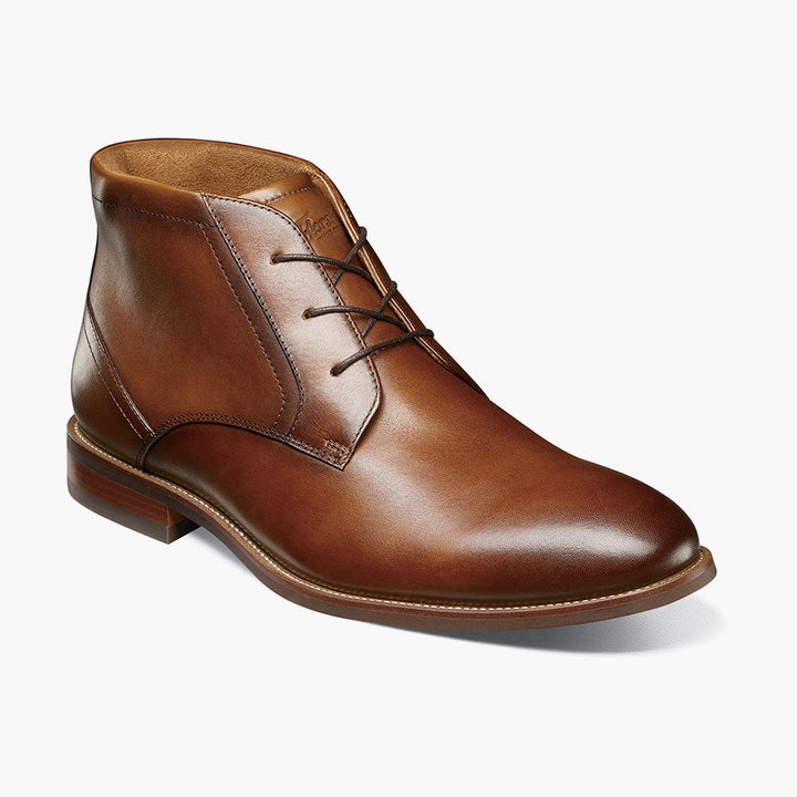 Florsheim Men's Rucci  Plain Toe Chukka Boot (Cognac)