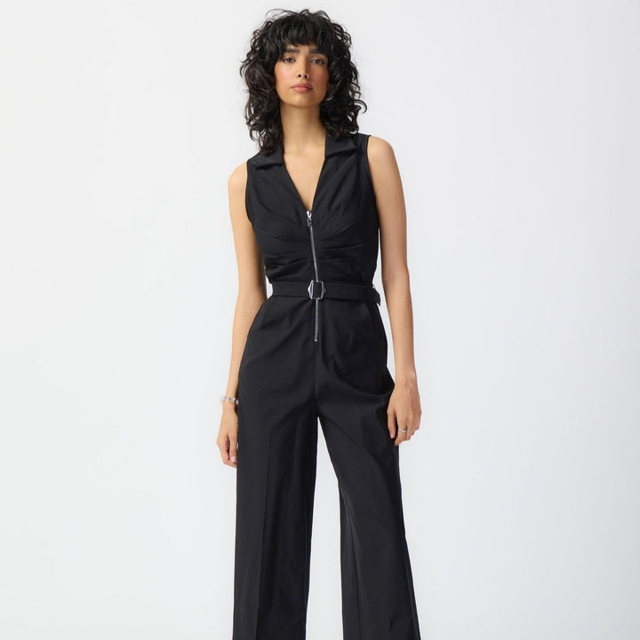 Joseph Ribkoff - Women - Sleeveless Micro Twill Jumpsuit