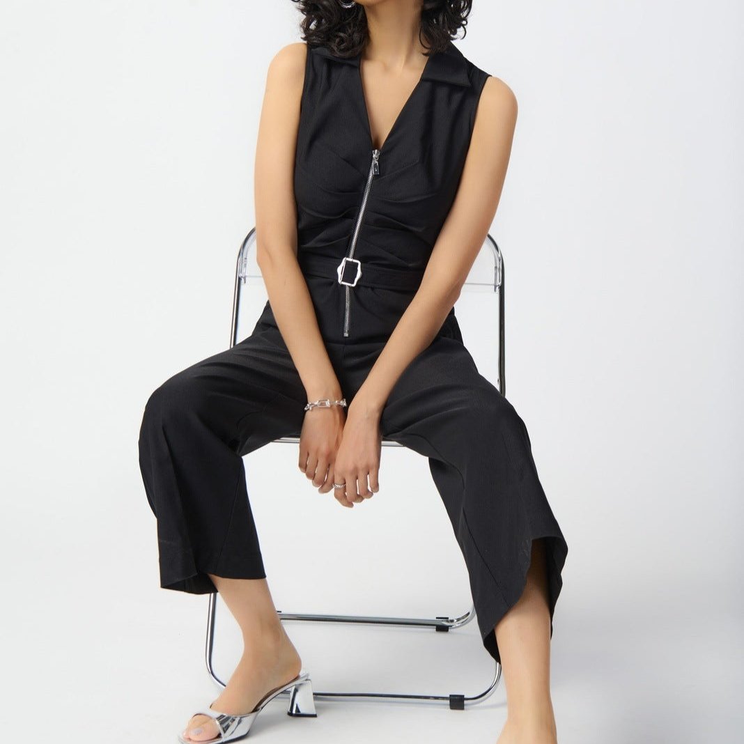 Joseph Ribkoff - Women - Sleeveless Micro Twill Jumpsuit