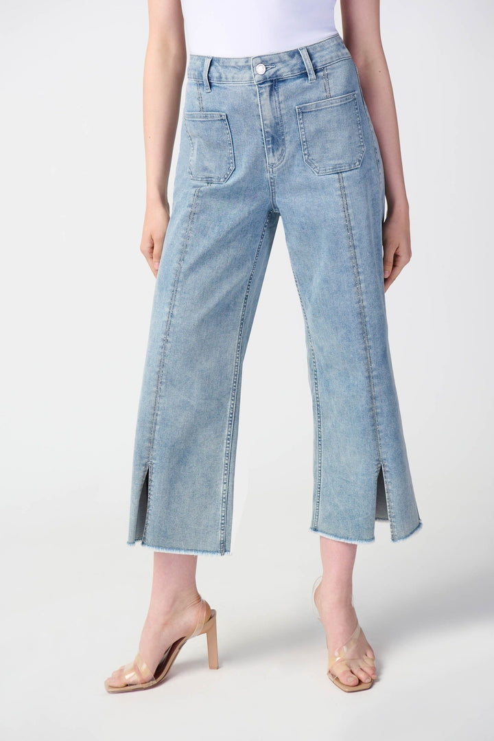 Joseph Ribkoff - Women - Culotte Jeans With Embellished Front Seam