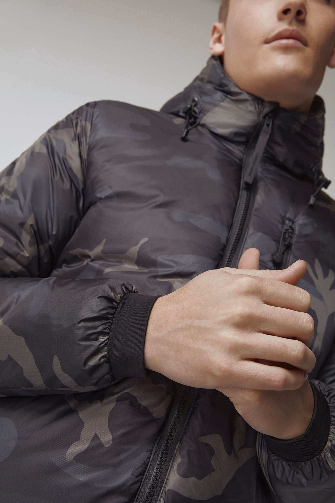 Canada goose black outlet label camouflage