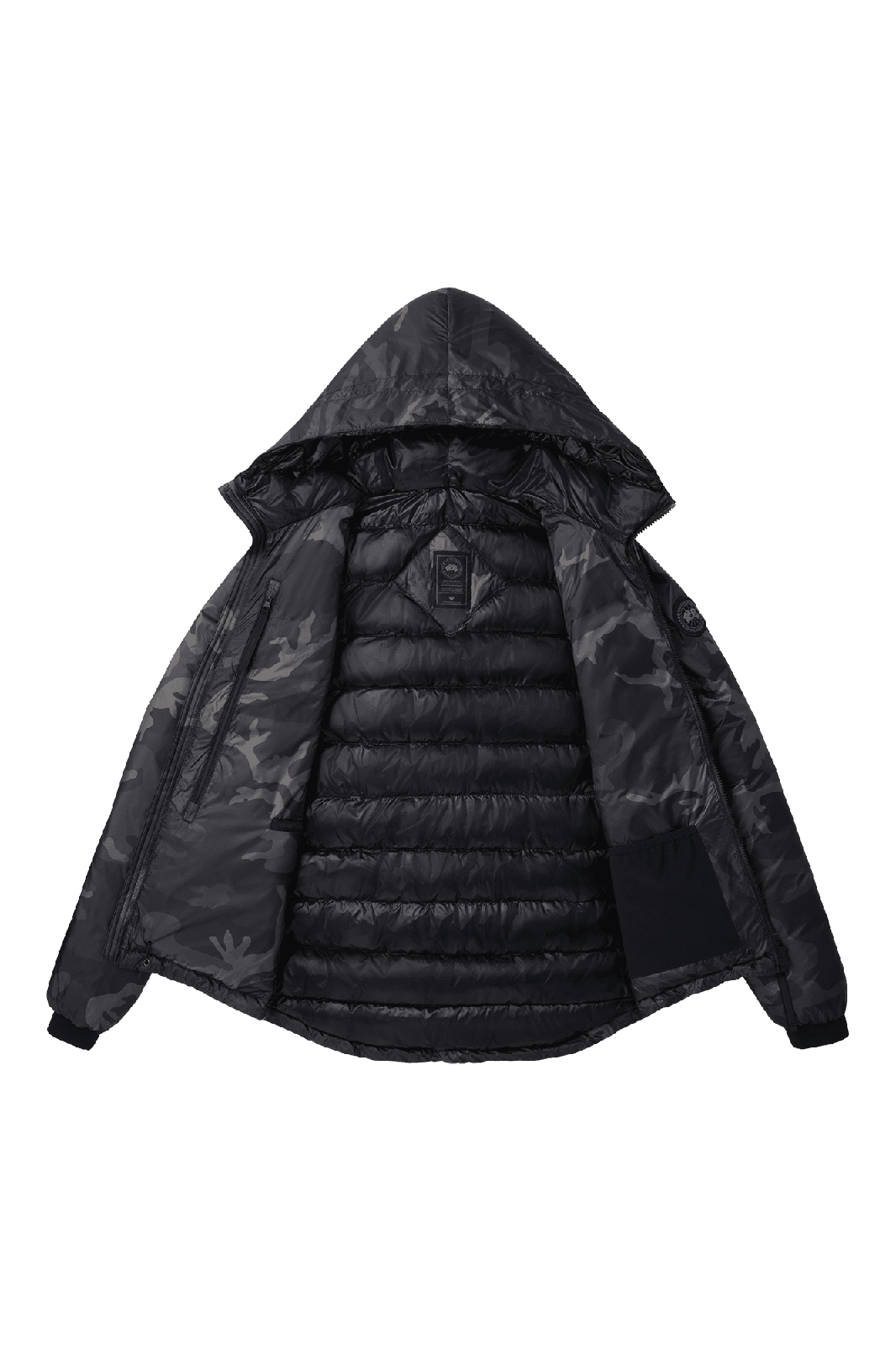 Canada Goose Men Lodge Hoody Black Label Print Camo FREEDS