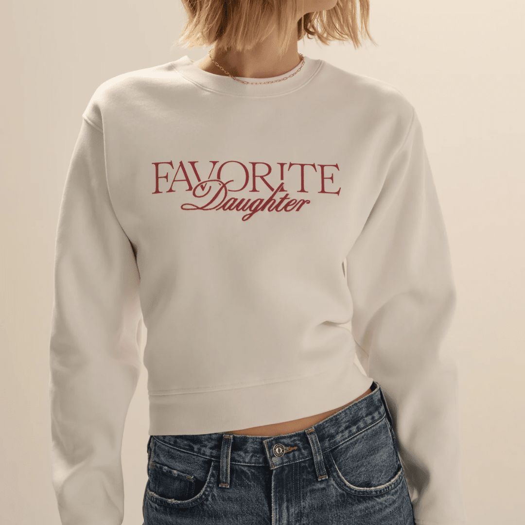 Favorite Daughter - THE EMBROIDERY RITZY CLASSIC SWEATSHIRT