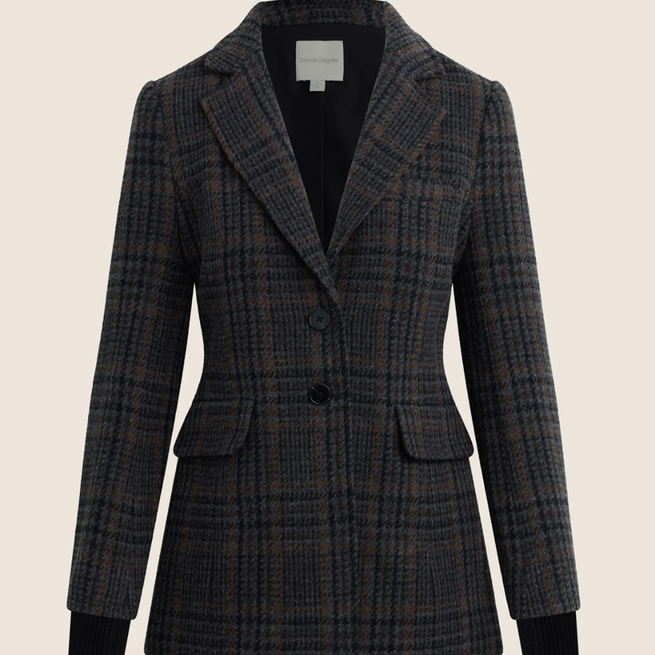 Favorite Daughter -  THE PLAID CITY BLAZER
