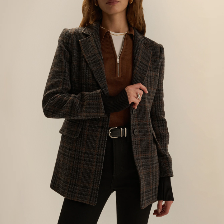 Favorite Daughter -  THE PLAID CITY BLAZER