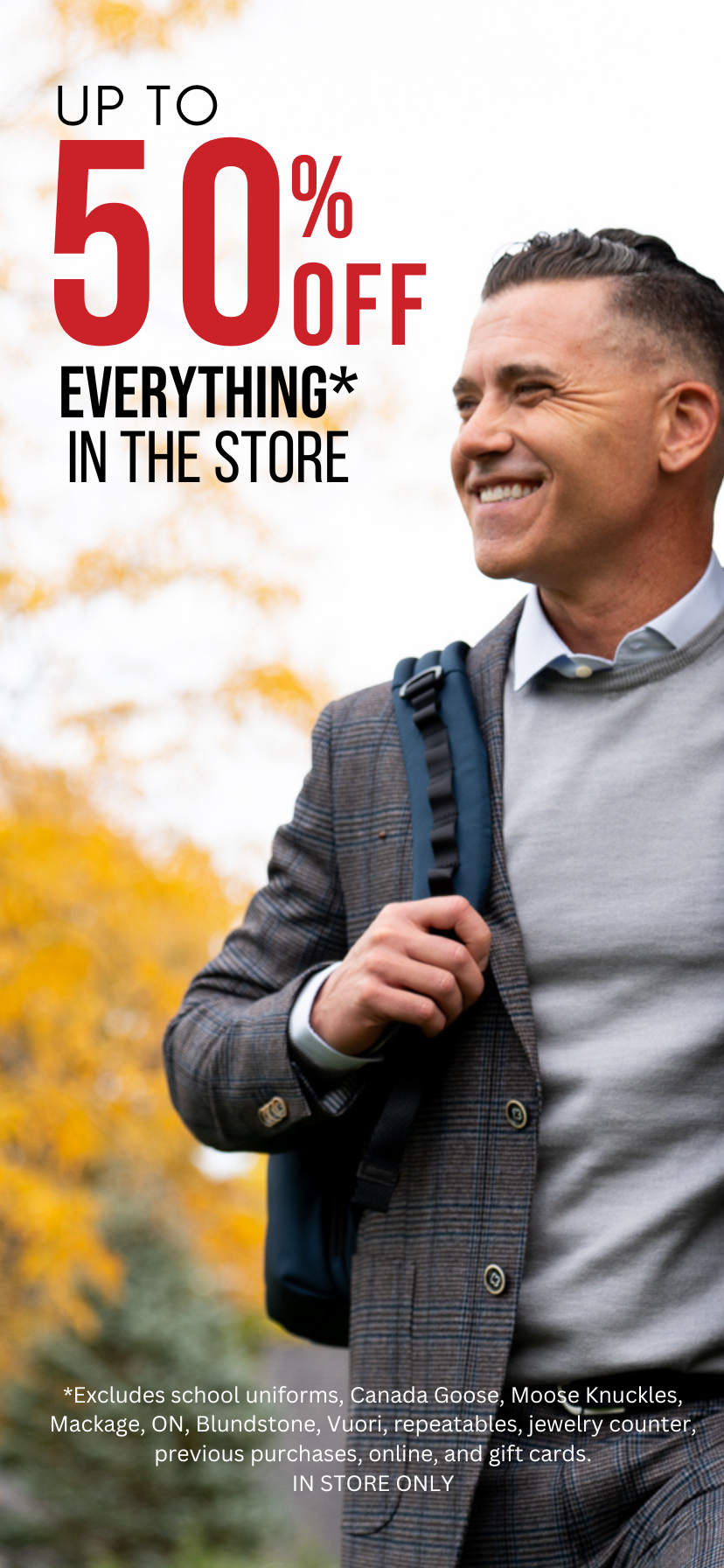 Does canada goose do black friday clearance