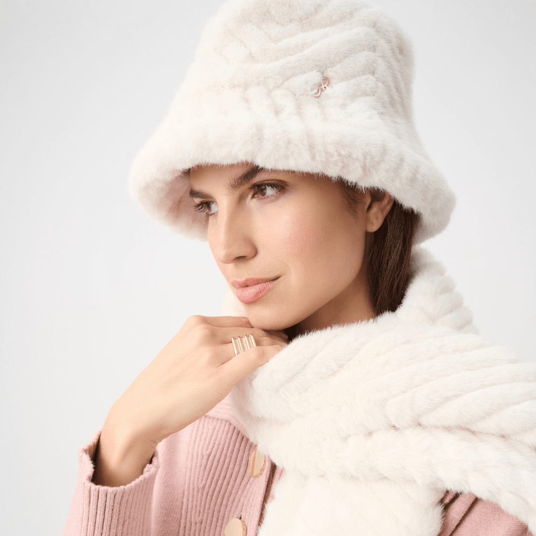 Joseph Ribkoff- Faux Fur Bucket Hat