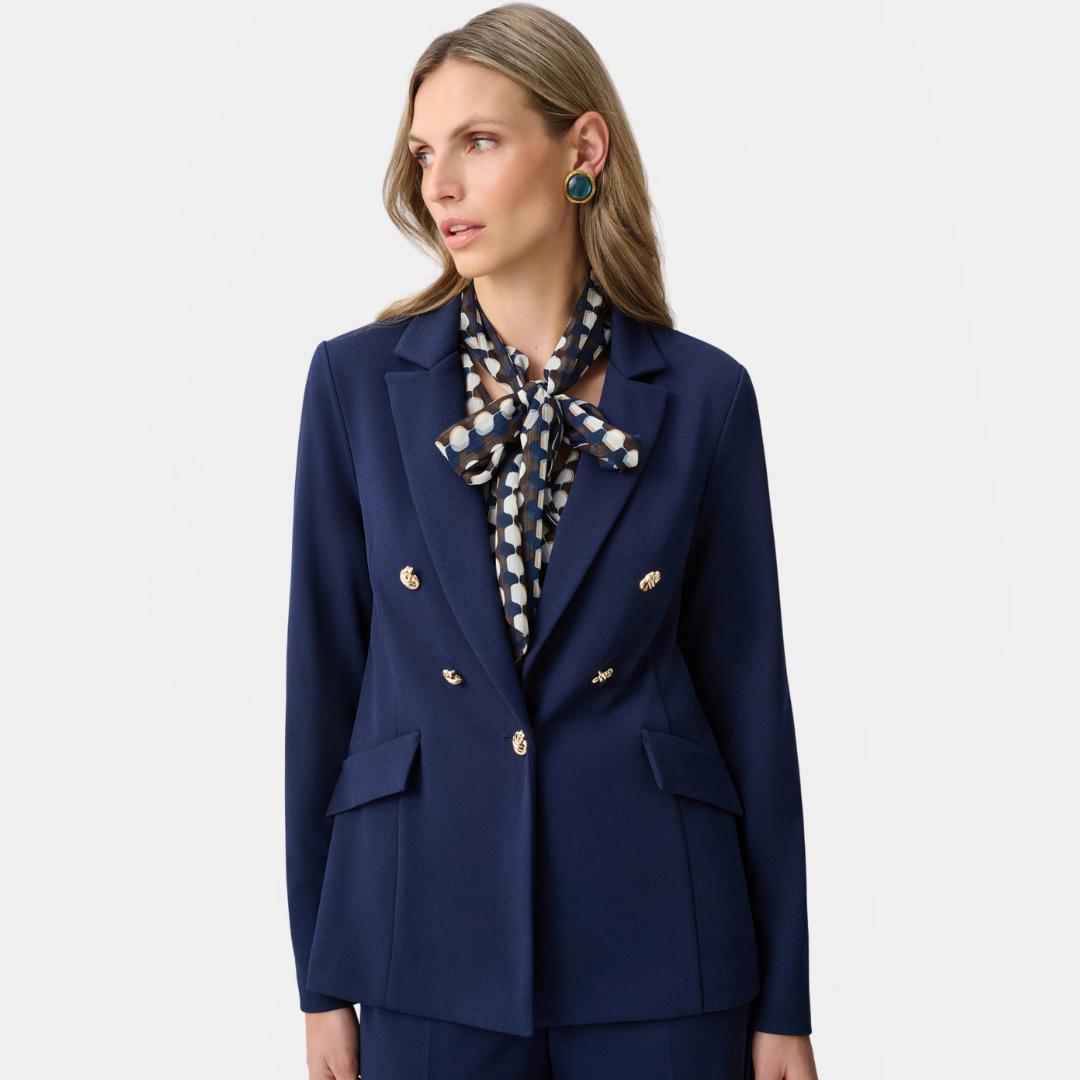 Joseph Ribkoff- Scuba Crepe Fitted Blazer