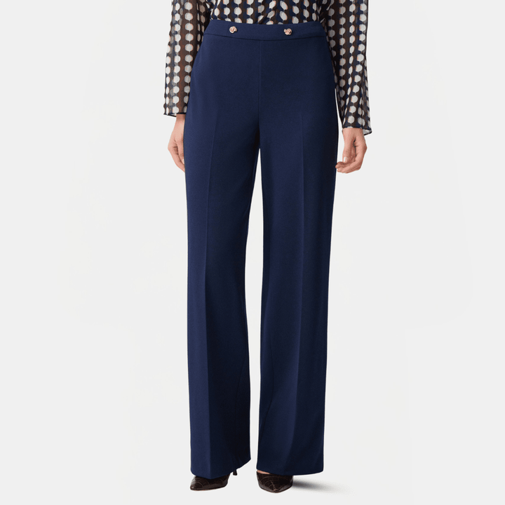 Joseph Ribkoff- Scuba Crepe Wide Leg Pull-On Pants