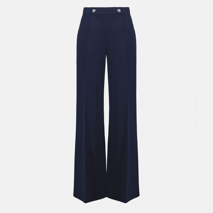 Joseph Ribkoff- Scuba Crepe Wide Leg Pull-On Pants