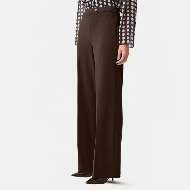 Joseph Ribkoff- Scuba Crepe Wide Leg Pull-On Pants