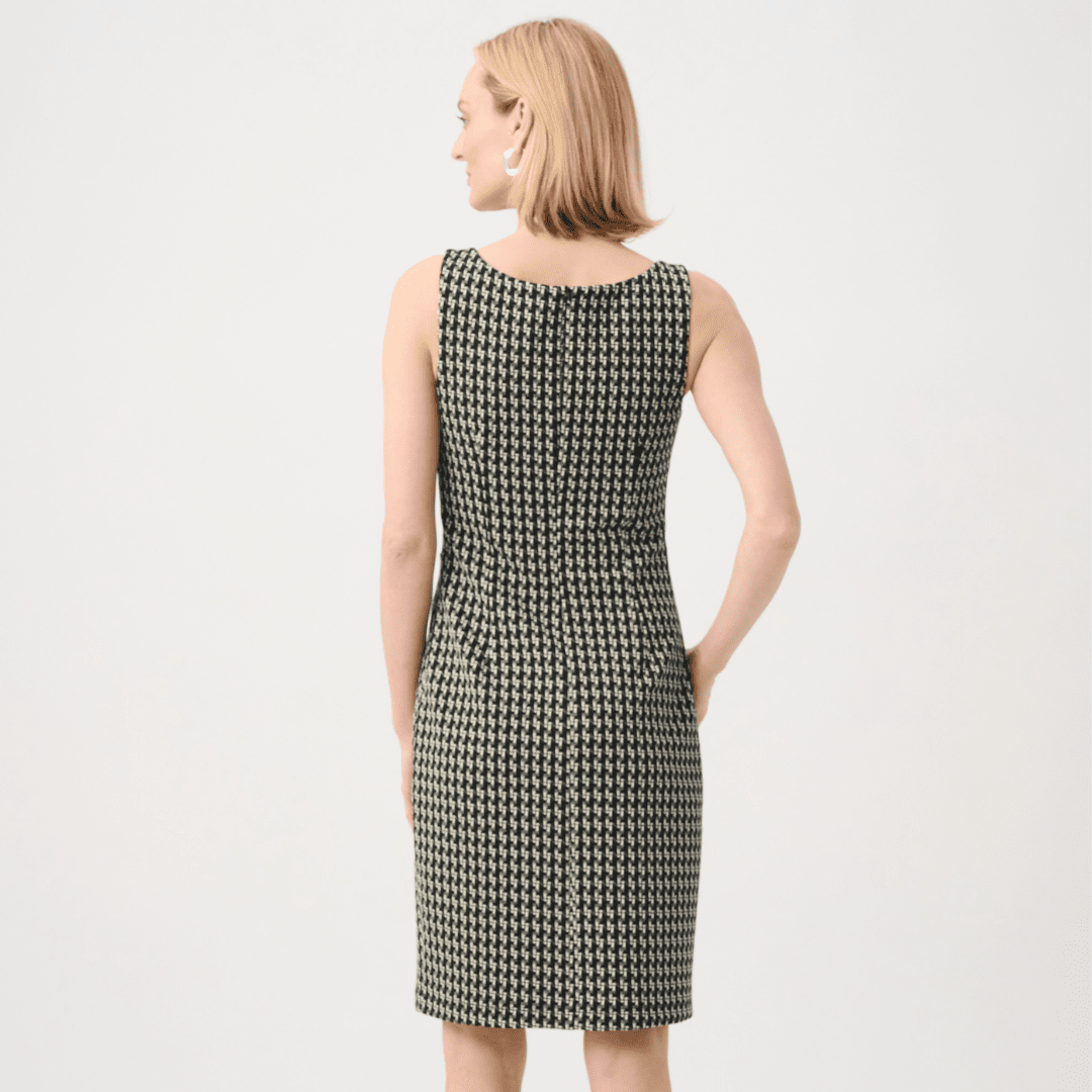 Joseph Ribkoff- Jacquard Geometric Shift Dress