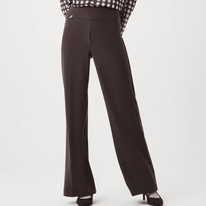 Joseph Ribkoff- Silky Knit Wide-Leg Pull-On Pants