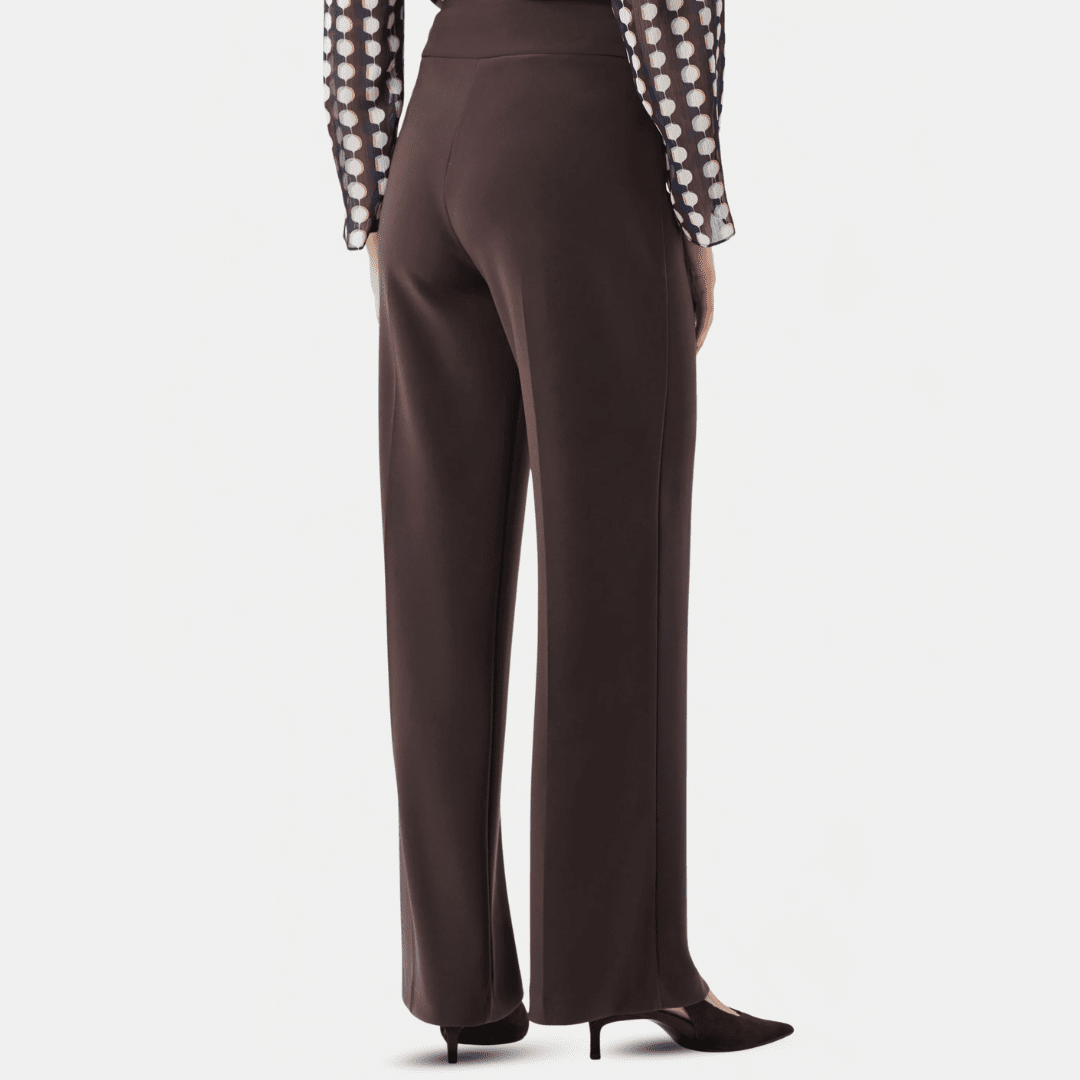 Joseph Ribkoff- Silky Knit Wide-Leg Pull-On Pants
