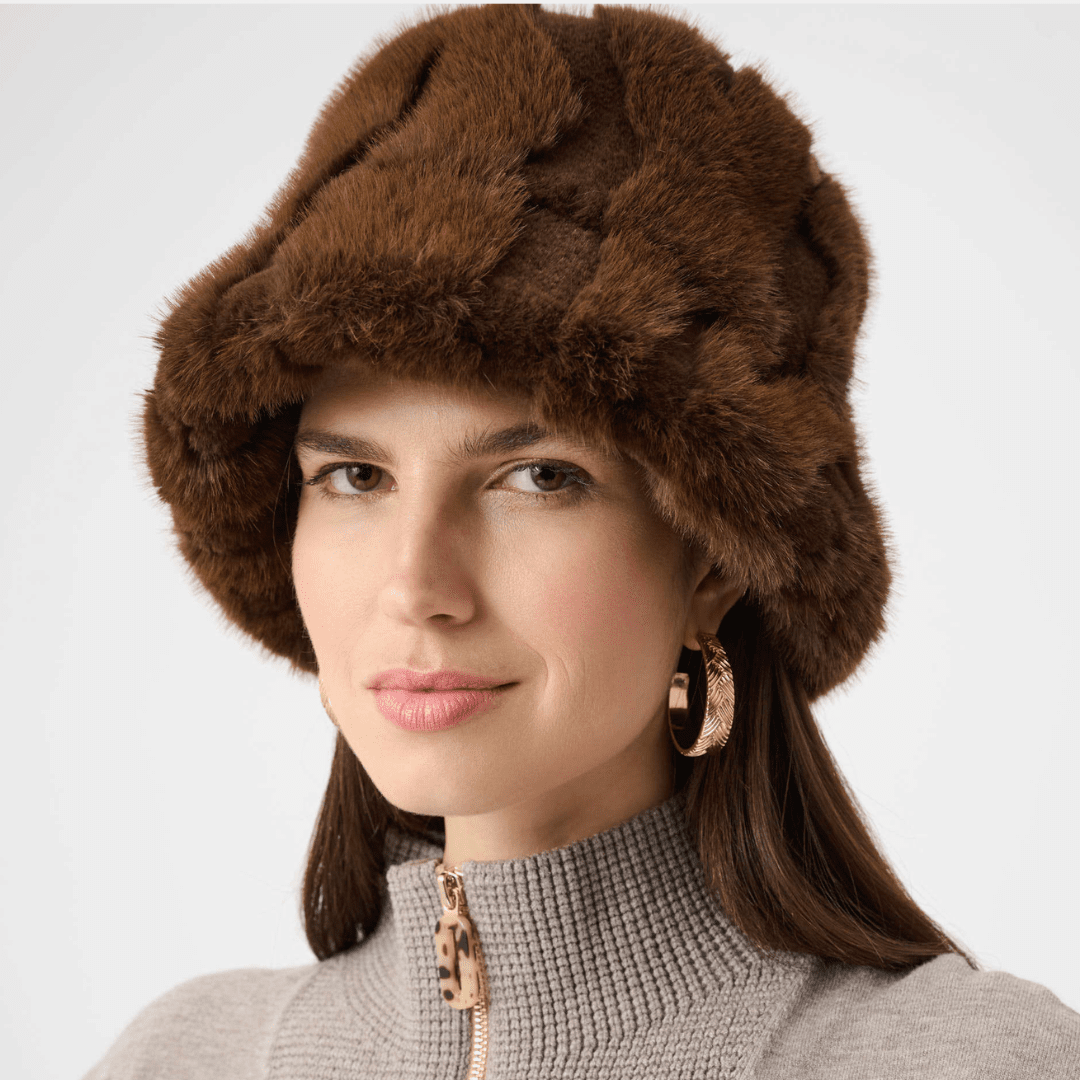 Joseph Ribkoff- Faux Fur Bucket Hat