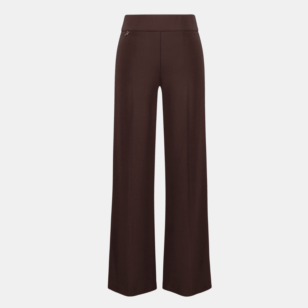Joseph Ribkoff- Silky Knit Wide-Leg Pull-On Pants