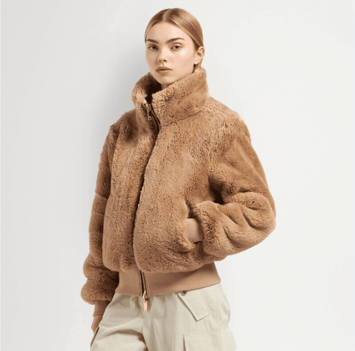 Moose Knuckles Womens Debbie Bomber Jacket