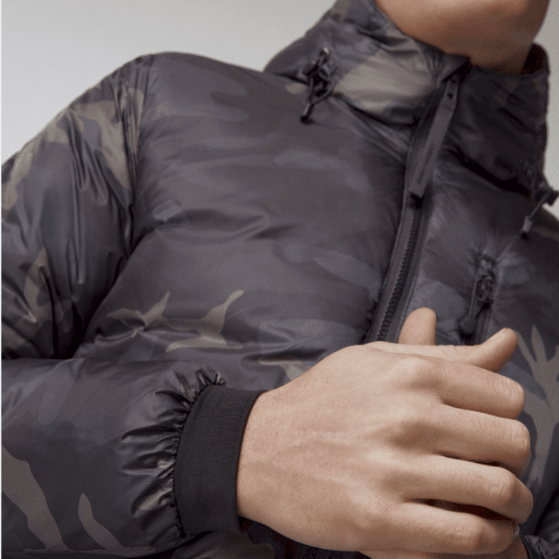 Canada Goose Men Lodge Hoody Black Label Print Camo