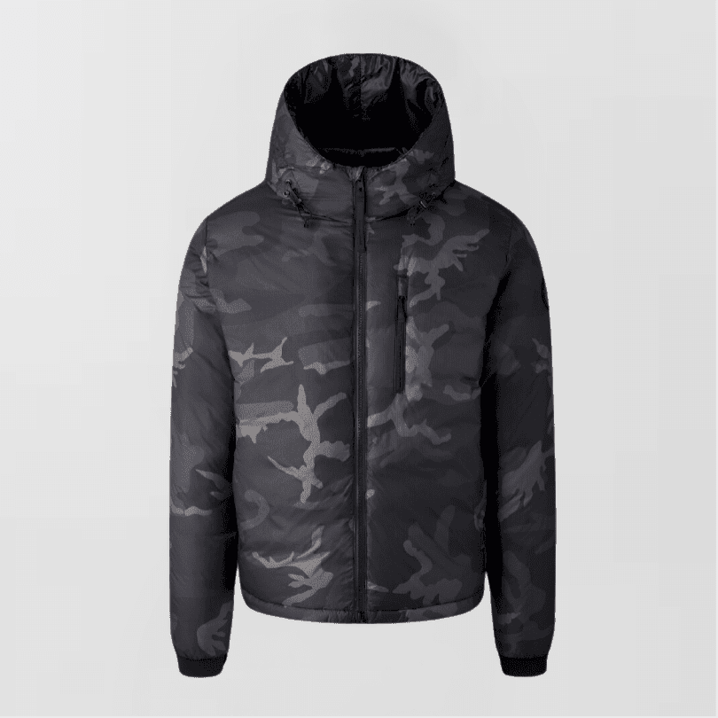 Canada Goose Men Lodge Hoody Black Label Print Camo