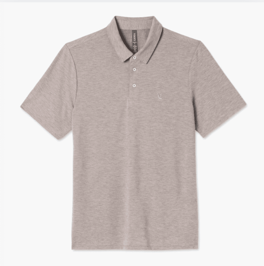 Vuori Mens Knit Twill Polo