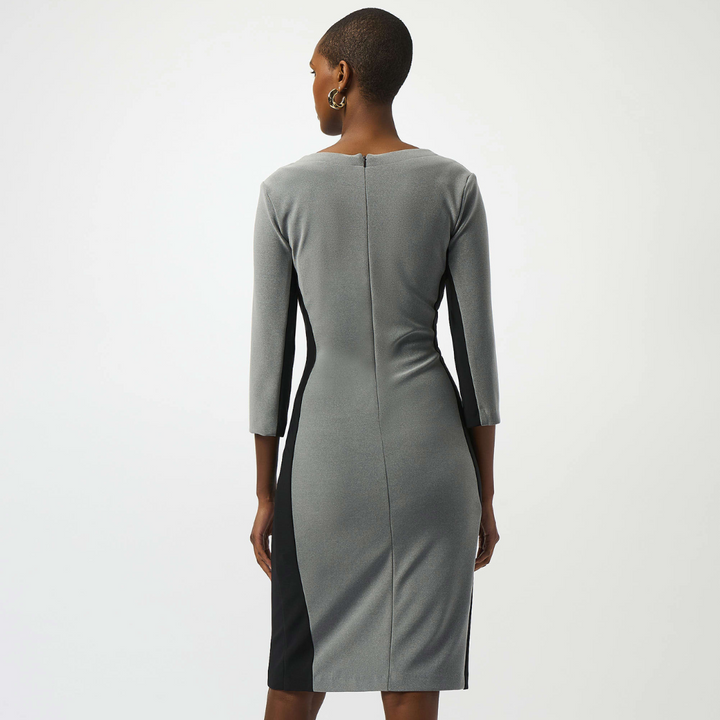 Joseph Ribkoff- Melange Silky Knit Sheath Dress