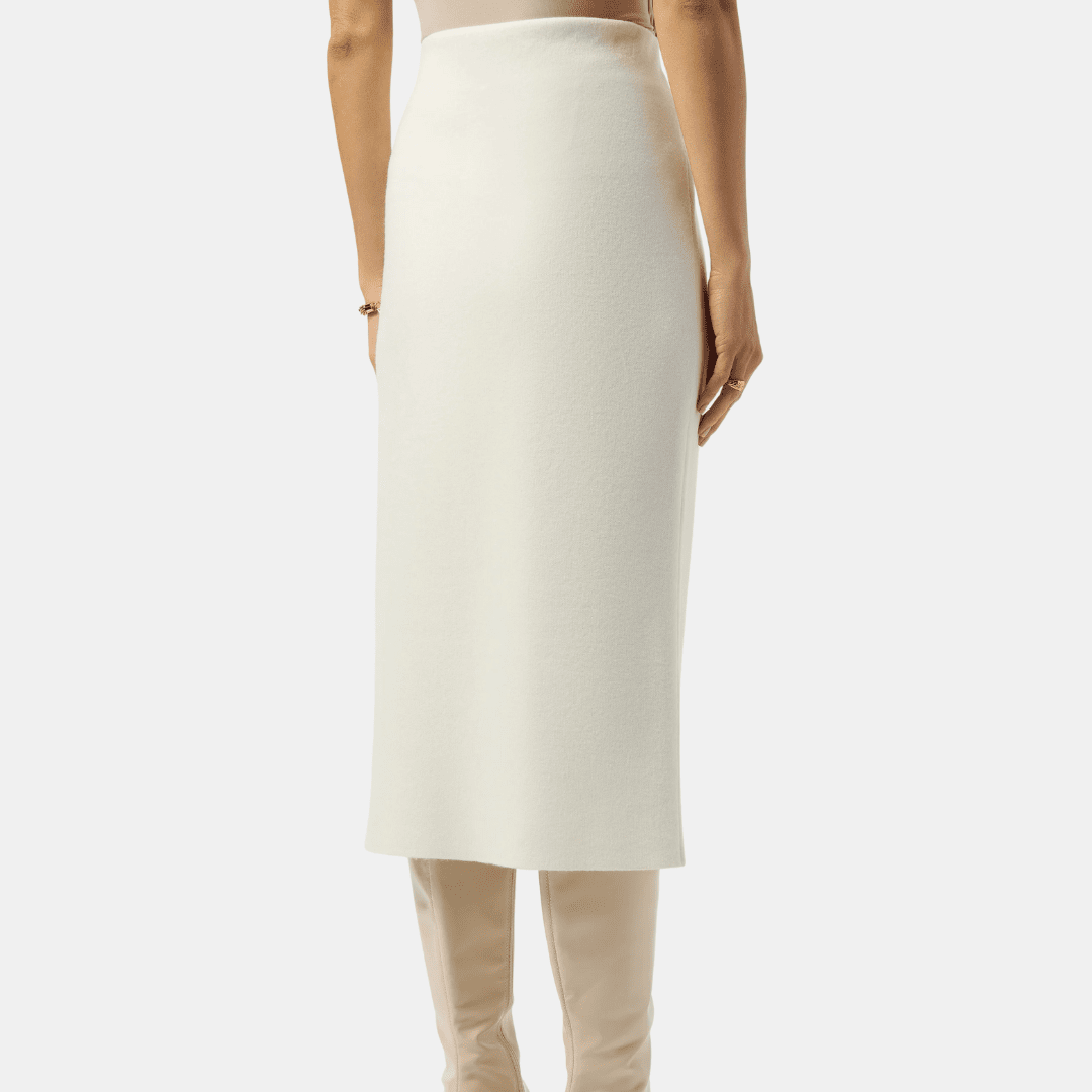 Joseph Ribkoff- Sweater Knit Midi Skirt