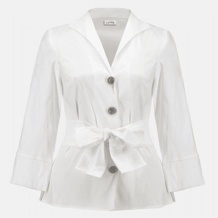 Joseph Ribkoff - Stretch Taffeta Fitted Blouse