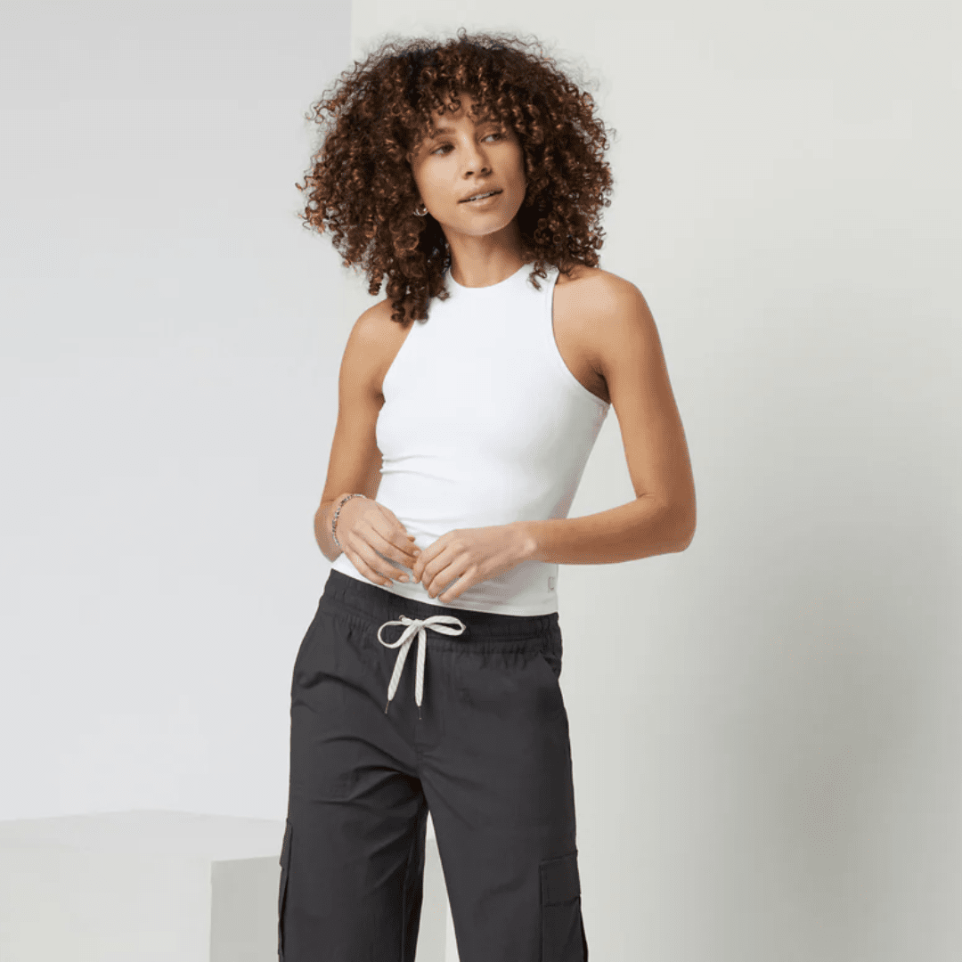 Vuori - Women -  AllTheFeels™ Crew Tank (White)