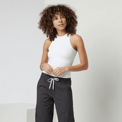 Vuori - Women -  AllTheFeels™ Crew Tank (White)