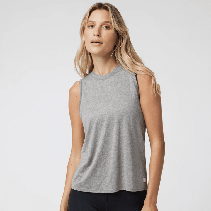 Vuori - Women - Energy Top Long (Heather Grey)
