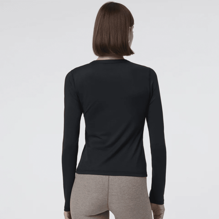 Vuori - Women - Long Sleeve Lux Crew Tee (Black)