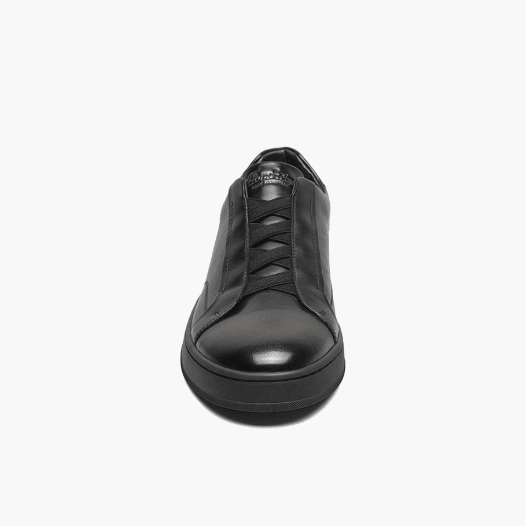 Florsheim Men's Monopoli Elastic Lace To Toe Sneaker (Black)