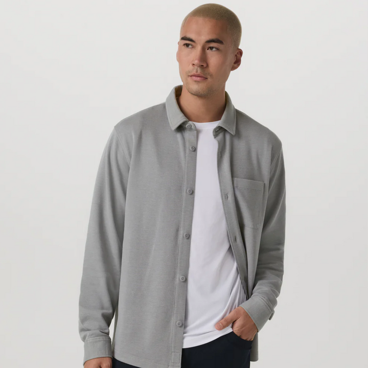 Vuori - Men - Long Sleeve Jeffreys Button Down Overshirt