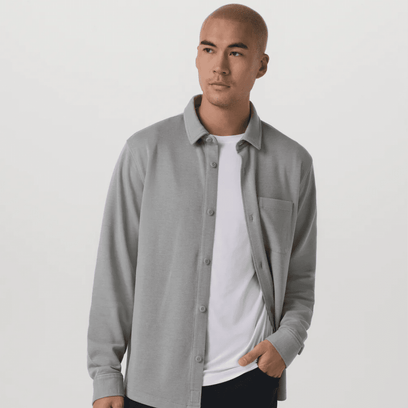 Vuori - Men - Long Sleeve Jeffreys Button Down Overshirt