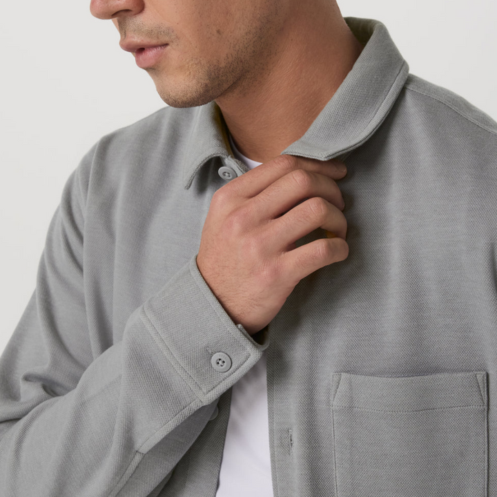 Vuori - Men - Long Sleeve Jeffreys Button Down Overshirt