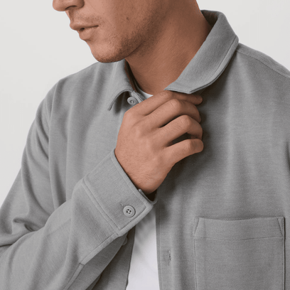 Vuori - Men - Long Sleeve Jeffreys Button Down Overshirt