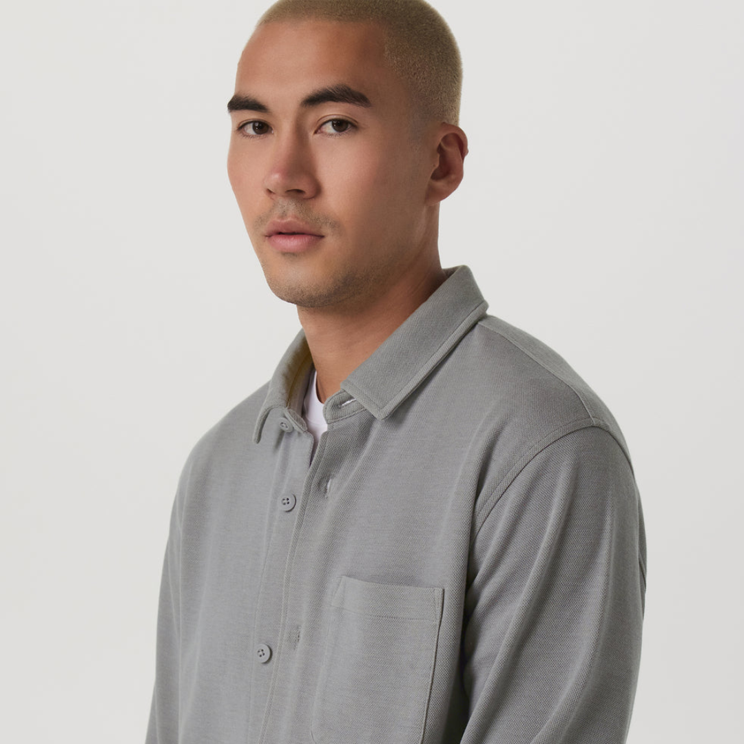 Vuori - Men - Long Sleeve Jeffreys Button Down Overshirt