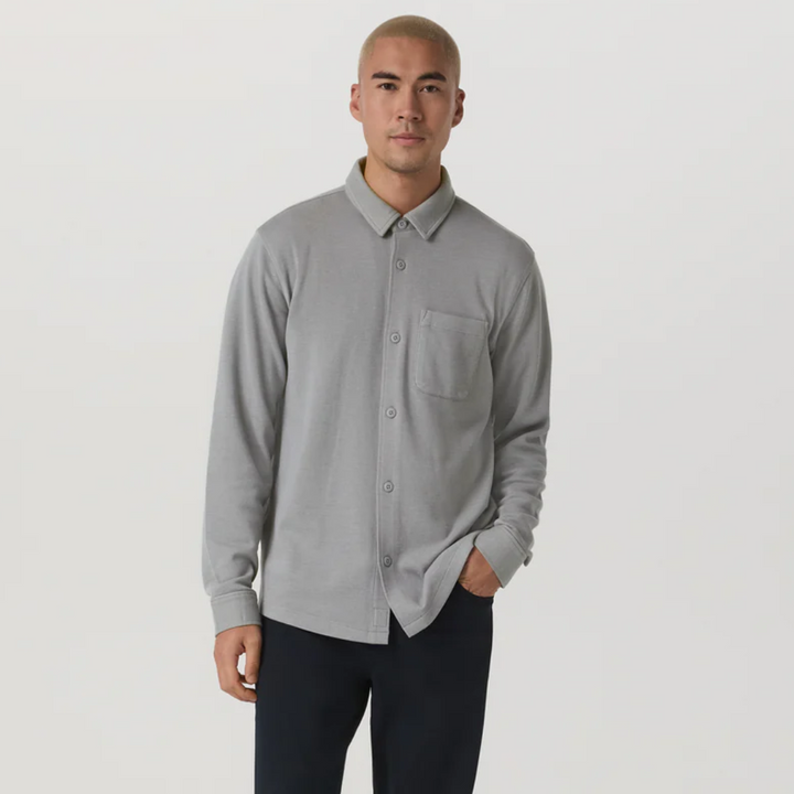 Vuori - Men - Long Sleeve Jeffreys Button Down Overshirt