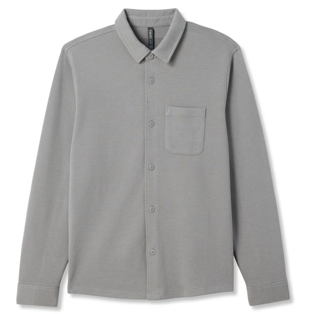 Vuori - Men - Long Sleeve Jeffreys Button Down Overshirt