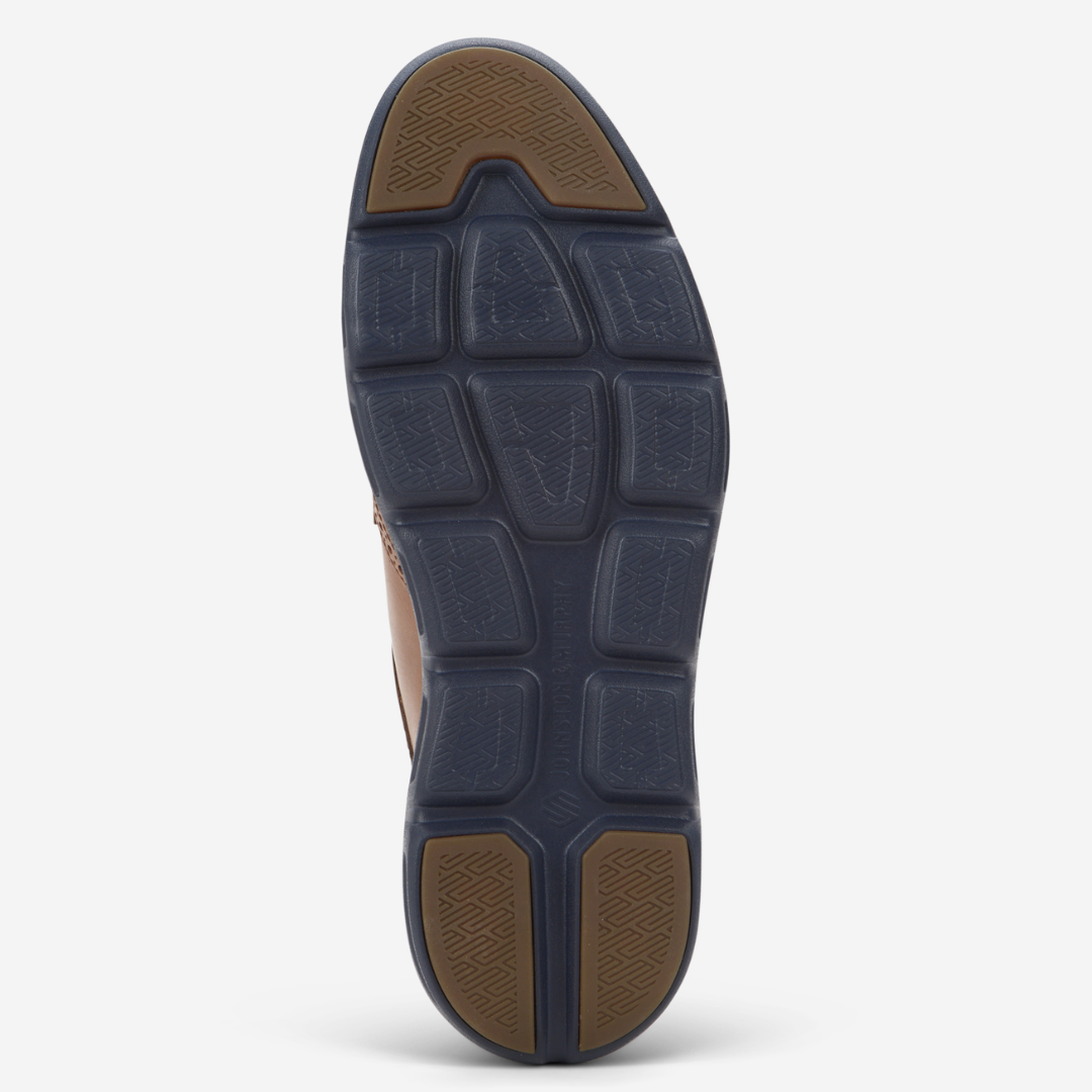 Johnston & Murphy - Larkin Wingtip (Tan Italian Calfskin)