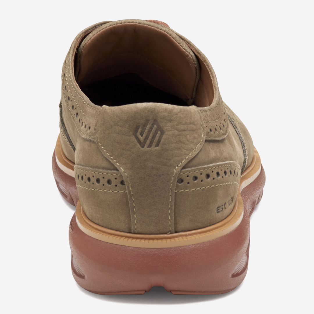 Johnston & Murphy - Larkin Wingtip (Taupe/Nubuck)
