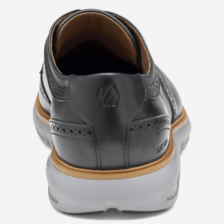 Johnston & Murphy - Larkin Wingtip (Black Italian Calfskin)