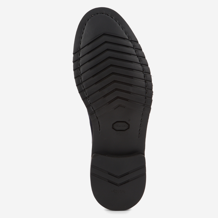 Johnston & Murphy - Hartford Plain Toe (Navy Italian Suede)