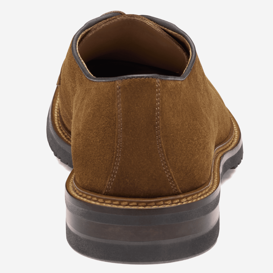 Johnston & Murphy - Hartford Plain Toe (Snuff Italian Suede)