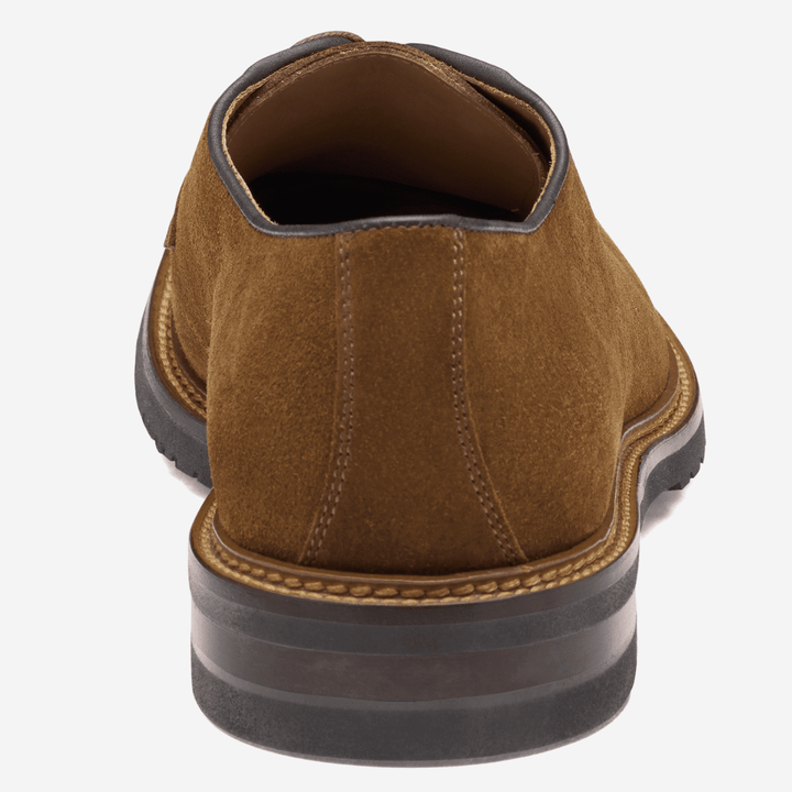 Johnston & Murphy - Hartford Plain Toe (Snuff Italian Suede)