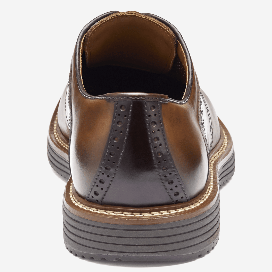 Johnston & Murphy - Upton Saddle (Tan/Mahogany Full Grain)