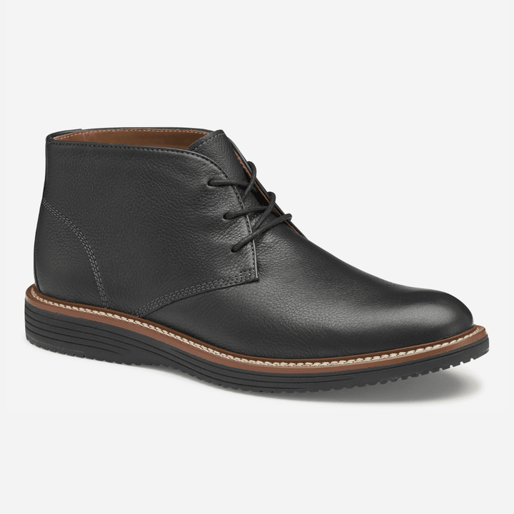 Johnston & Murphy - Upton Chukka (Black Full Grain)